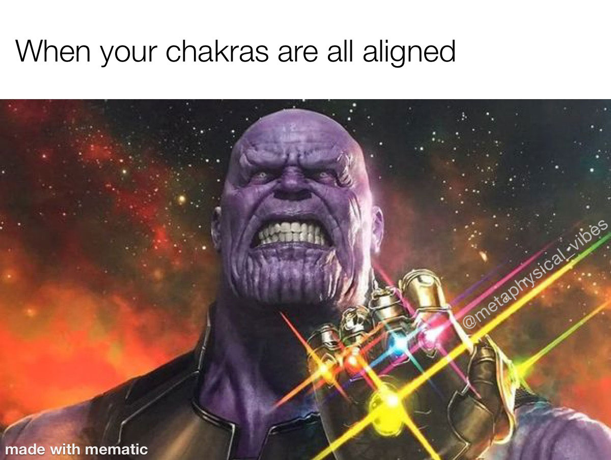 Thanos Chakras Infinity Stones Meme METAPHYSICAL VIBES CRYSTAL SHOP   Thanos Chakras Infinity Stones Meme 